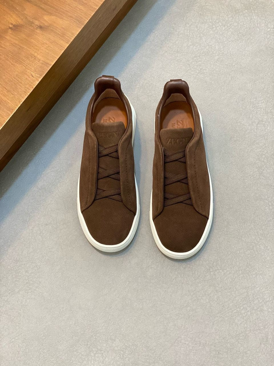 Men’s designer shoes collection.