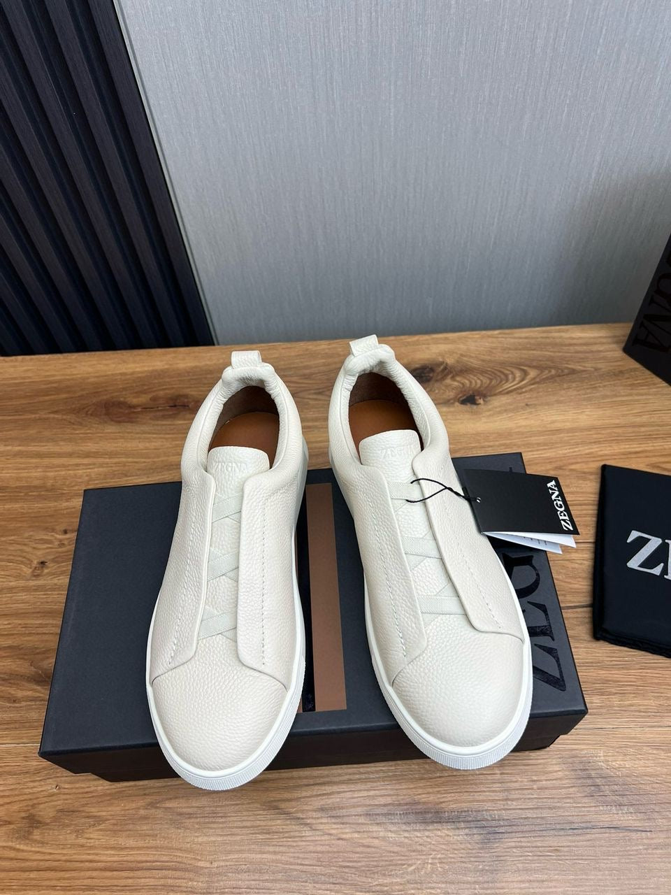 Men’s designer shoes collection.