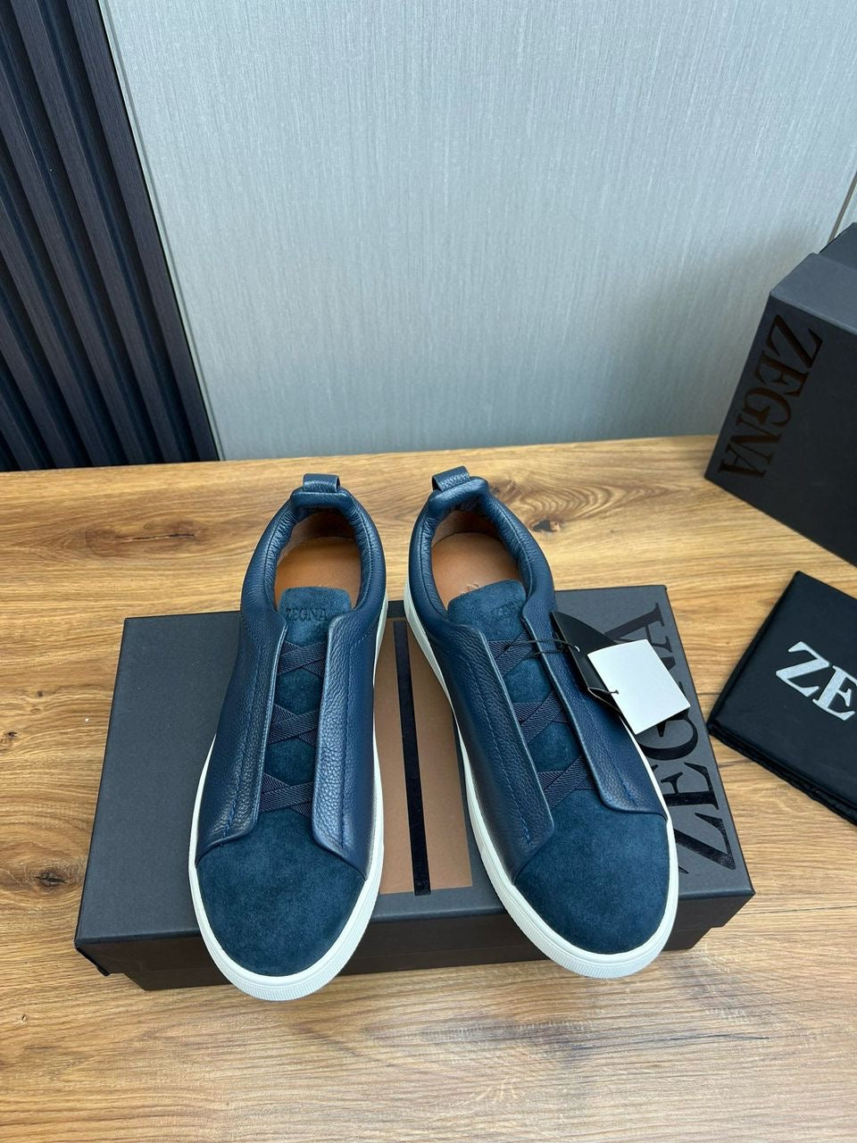 Men’s designer shoes collection.