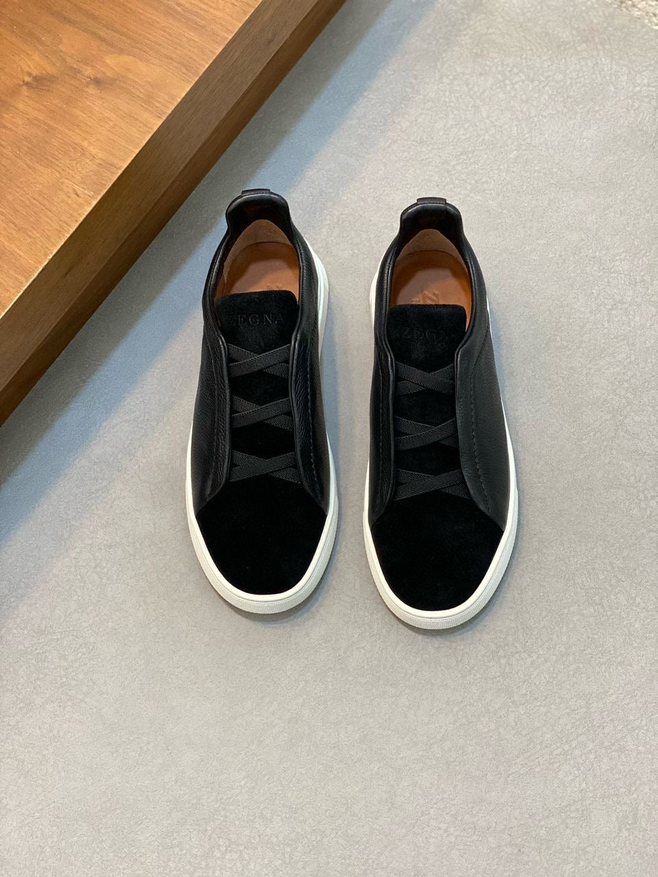 Men’s designer shoes collection.