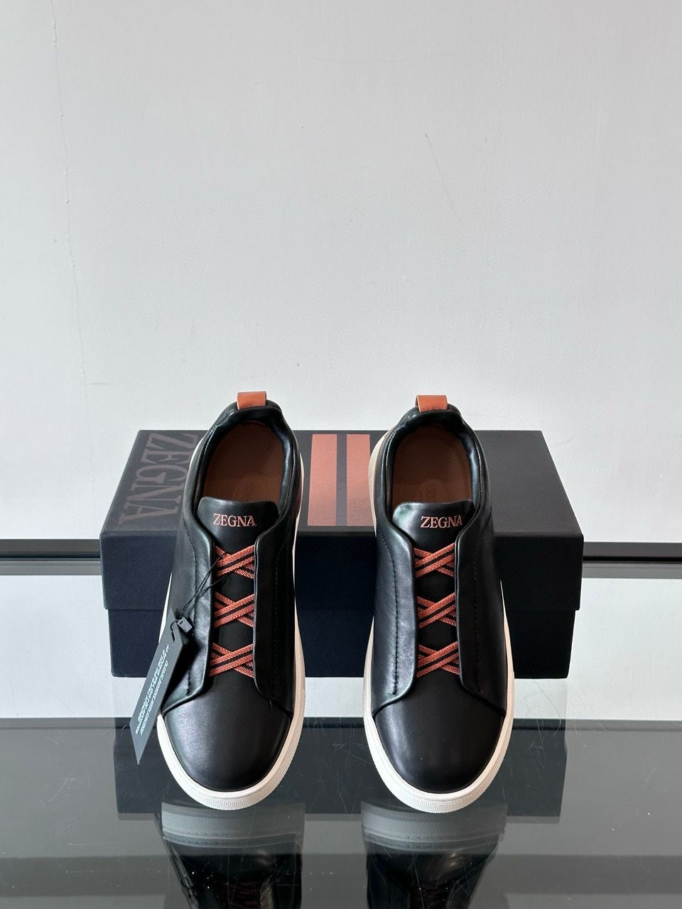 Men’s designer shoes collection.