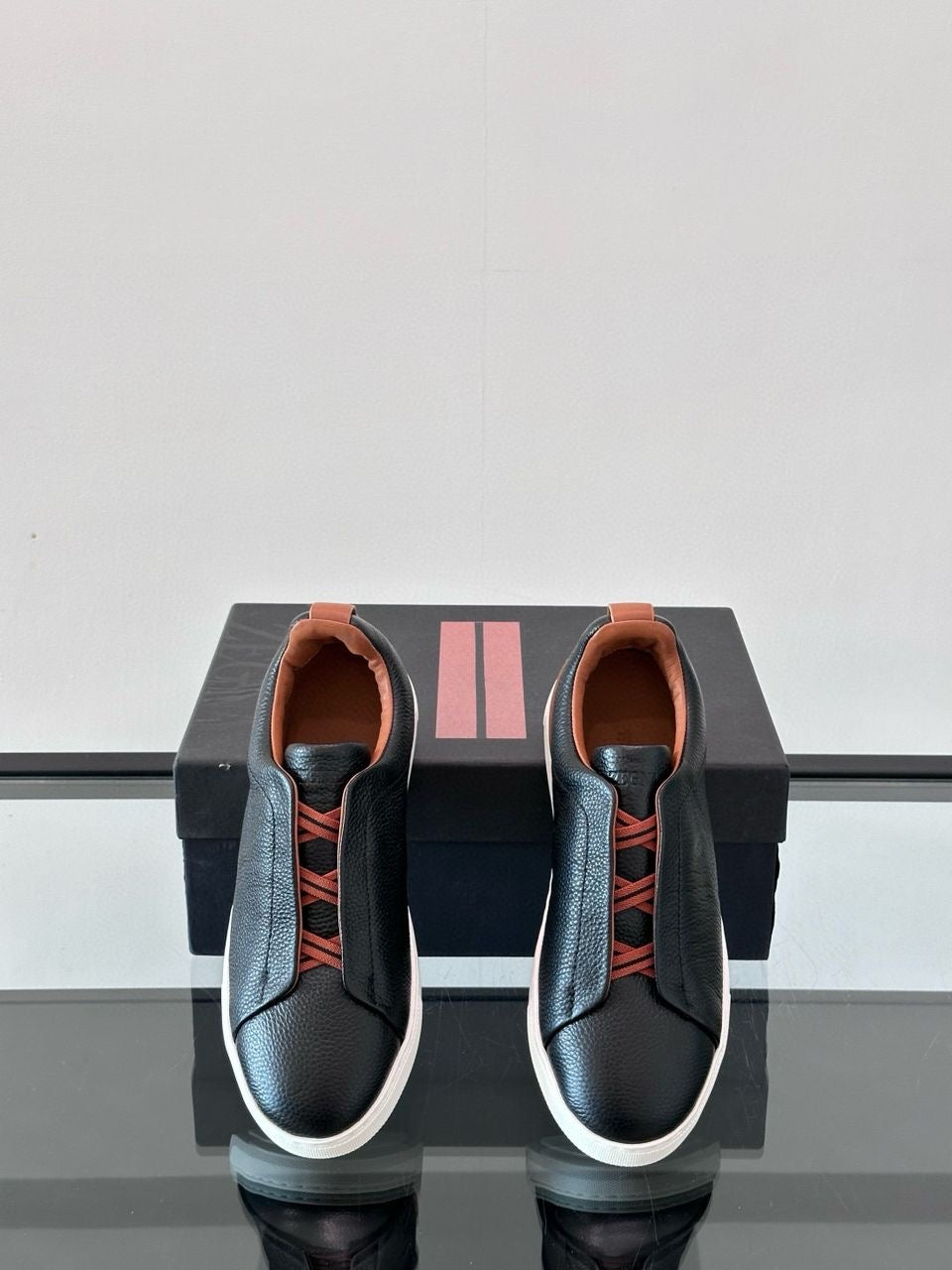 Men’s designer shoes collection.