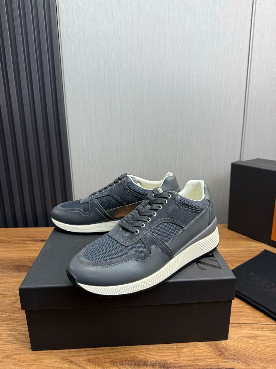 Men’s designer shoes collection.